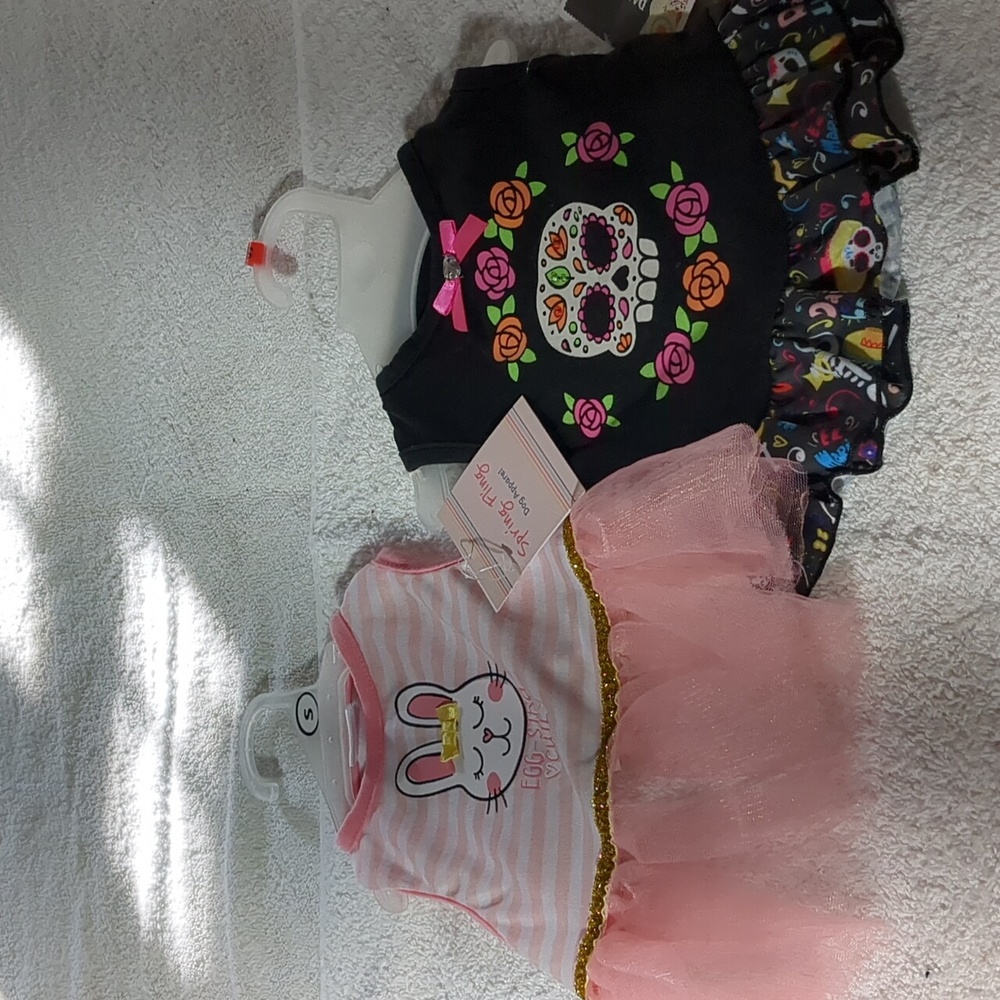 (2) Puppy Dress Size Small